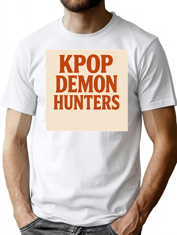 Kpop Demon Hunters (15) T-Shirt for Men & Women, T-Shirts Graphic Tee - White
