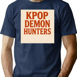 Kpop Demon Hunters (15) T-Shirt for Men & Women, T-Shirts Graphic Tee - Navy