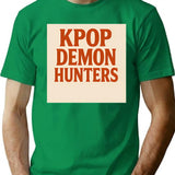Kpop Demon Hunters (15) T-Shirt for Men & Women, T-Shirts Graphic Tee - Green