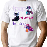 Kpop Demon Hunters (16) T-Shirt for Men & Women, T-Shirts Graphic Tee - White