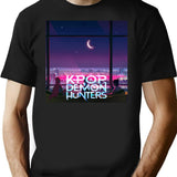 Kpop Demon Hunters (17) T-Shirt for Men & Women, T-Shirts Graphic Tee - Black