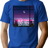 Kpop Demon Hunters (17) T-Shirt for Men & Women, T-Shirts Graphic Tee - Blue