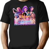 Kpop Demon Hunters (7) T-Shirt for Men & Women, T-Shirts Graphic Tee - Black
