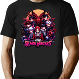Kpop Demon Hunters (8) T-Shirt for Men & Women, T-Shirts Graphic Tee - Black