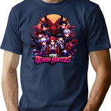 Kpop Demon Hunters (8) T-Shirt for Men & Women, T-Shirts Graphic Tee - Navy