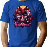 Kpop Demon Hunters (8) T-Shirt for Men & Women, T-Shirts Graphic Tee - Blue