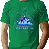 Kpop Demon Hunters T-Shirt for Men & Women, T-Shirts Graphic Tee - Green