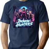 Kpop Demon Huntersdemon Hunterskpop Demon Hunters Rumikpop Demon Huntersk-Pop Demon Hunters Supernatural T-Shirt for Men & Women, T-Shirts Graphic Tee - Navy