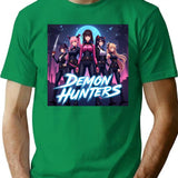 Kpop Demon Huntersdemon Hunterskpop Demon Hunters Rumikpop Demon Huntersk-Pop Demon Hunters Supernatural T-Shirt for Men & Women, T-Shirts Graphic Tee - Green