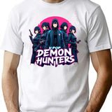 Kpop Demon Huntersk-Pop Demon Hunters Supernatural Idol Warriors Art Print - Unique K-Pop Fantasy Desig T-Shirt for Men & Women, T-Shirts Graphic Tee - White