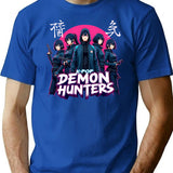 Kpop Demon Huntersk-Pop Demon Hunters Supernatural Idol Warriors Art Print - Unique K-Pop Fantasy Desig T-Shirt for Men & Women, T-Shirts Graphic Tee - Blue
