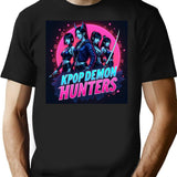 Kpop Demon Huntersk-Pop Demon Hunters Supernatural Idol Warriors Art Print - Unique K-Pop (3) T-Shirt for Men & Women, T-Shirts Graphic Tee - Black