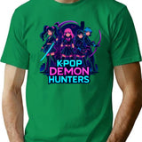 Kpop Demon Huntersk-Pop Demon Hunters Supernatural Idol Warriors Art Print - Unique K-Pop T-Shirt for Men & Women, T-Shirts Graphic Tee - Green