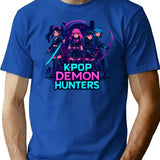 Kpop Demon Huntersk-Pop Demon Hunters Supernatural Idol Warriors Art Print - Unique K-Pop T-Shirt for Men & Women, T-Shirts Graphic Tee - Blue