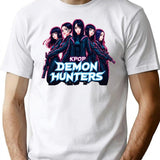 Kpop Demon Huntersk-Pop Demon Hunters Supernatural Idol Warriors T-Shirt for Men & Women, T-Shirts Graphic Tee - White