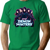 Kpop Demon Huntersk-Pop Demon Hunters Supernatural Idol Warriors T-Shirt for Men & Women, T-Shirts Graphic Tee - Green