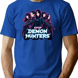 Kpop Demon Huntersk-Pop Demon Hunters Supernatural Idol Warriors T-Shirt for Men & Women, T-Shirts Graphic Tee - Blue