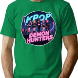 Kpop Demon Huntersk-Pop Demon Hunters Supernatural (2) T-Shirt for Men & Women, T-Shirts Graphic Tee - Green