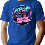 Kpop Demon Huntersk-Pop Demon Hunters Supernatural (2) T-Shirt for Men & Women, T-Shirts Graphic Tee - Blue