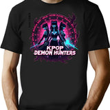 Kpop Demon Huntersk-Pop Demon Hunters Supernatural T-Shirt for Men & Women, T-Shirts Graphic Tee - Black