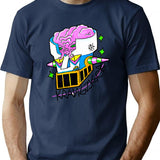 Krangziger Bootleg Graphic T-Shirt - Navy