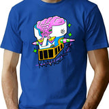 Krangziger Bootleg Graphic T-Shirt - Blue