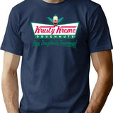 Krusty Kreme Doughnuts T-Shirt for Men & Women, T-Shirts Graphic Tee - Navy