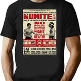 Kumite Fight Poster T-Shirt for Men & Women, T-Shirts Graphic Tee - Black