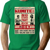 Kumite Fight Poster T-Shirt for Men & Women, T-Shirts Graphic Tee - Green