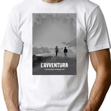 L'Avventura T-Shirt for Men & Women, T-Shirts Graphic Tee - White