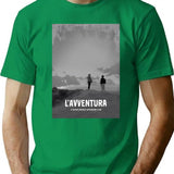 L'Avventura T-Shirt for Men & Women, T-Shirts Graphic Tee - Green