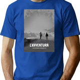L'Avventura T-Shirt for Men & Women, T-Shirts Graphic Tee - Blue