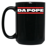 Leo Xiv Da Pope Black Coffee Mug
