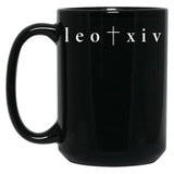 Leo Xiv New Pope Black Coffee Mug