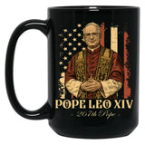 Leo Xiv Papal Peace In The 22Nd Century Black Coffee Mug