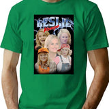 Leslie Knope Bootleg Bootleg Graphic T-Shirt - Green