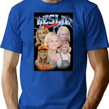 Leslie Knope Bootleg Bootleg Graphic T-Shirt - Blue