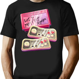 Let'S Play Again Bootleg Graphic T-Shirt - Black