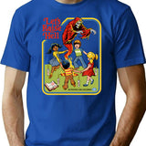 Let'S Raise Hell T-Shirt for Men & Women, T-Shirts Graphic Tee - Blue