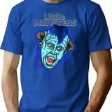 Little Monsters T-Shirt for Men & Women, T-Shirts Graphic Tee - Blue