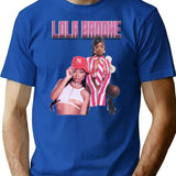 Lolabroke Bootleg Graphic T-Shirt - Blue