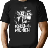 London After Midnight T-Shirt for Men & Women, T-Shirts Graphic Tee - Black