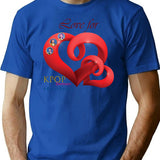 Love For Kpop Demon Hunters Kdh T-Shirt for Men & Women, T-Shirts Graphic Tee - Blue