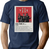 Lurik Blankon Bootleg Graphic T-Shirt - Navy