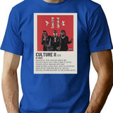 Lurik Blankon Bootleg Graphic T-Shirt - Blue