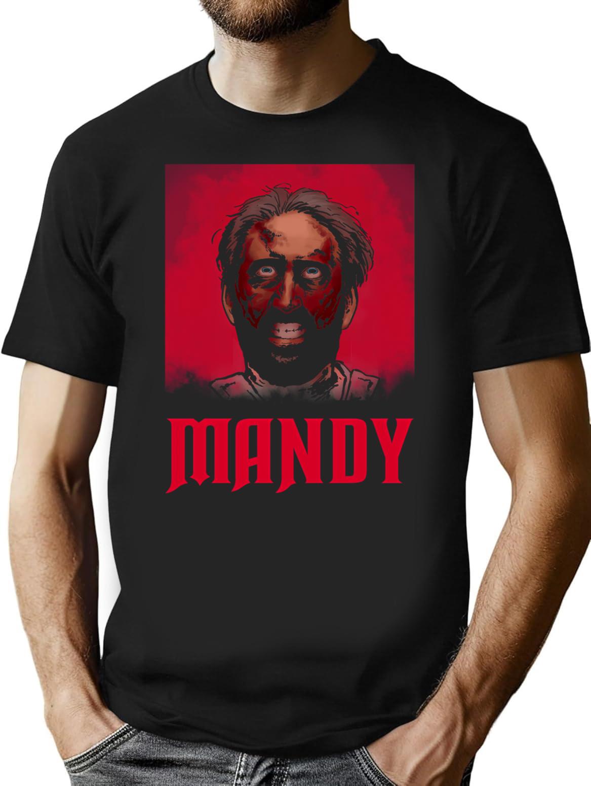 Mandy T-Shirt for Men & Women, T-Shirts Graphic Tee - Black
