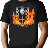 Mar Chess Pieces T-Shirt for Men & Women, T-Shirts Graphic Tee - Black