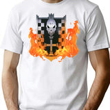 Mar Chess Pieces T-Shirt for Men & Women, T-Shirts Graphic Tee - White