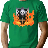 Mar Chess Pieces T-Shirt for Men & Women, T-Shirts Graphic Tee - Green