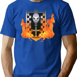 Mar Chess Pieces T-Shirt for Men & Women, T-Shirts Graphic Tee - Blue